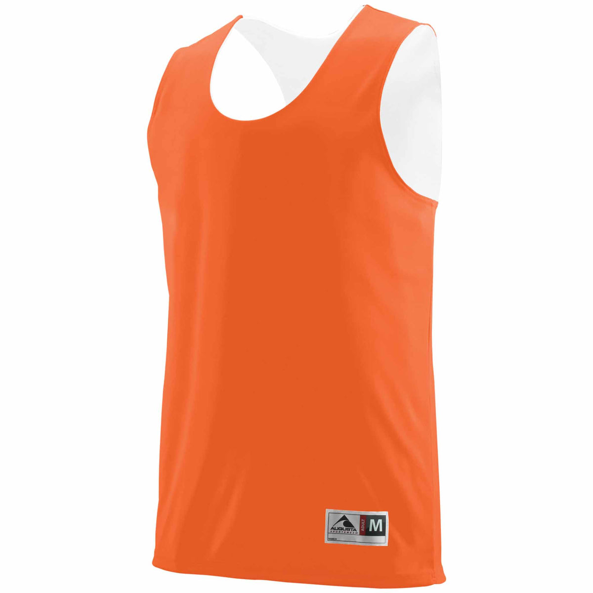 Augusta Sportswear camisole de basketball réversible - Orange / Blanc