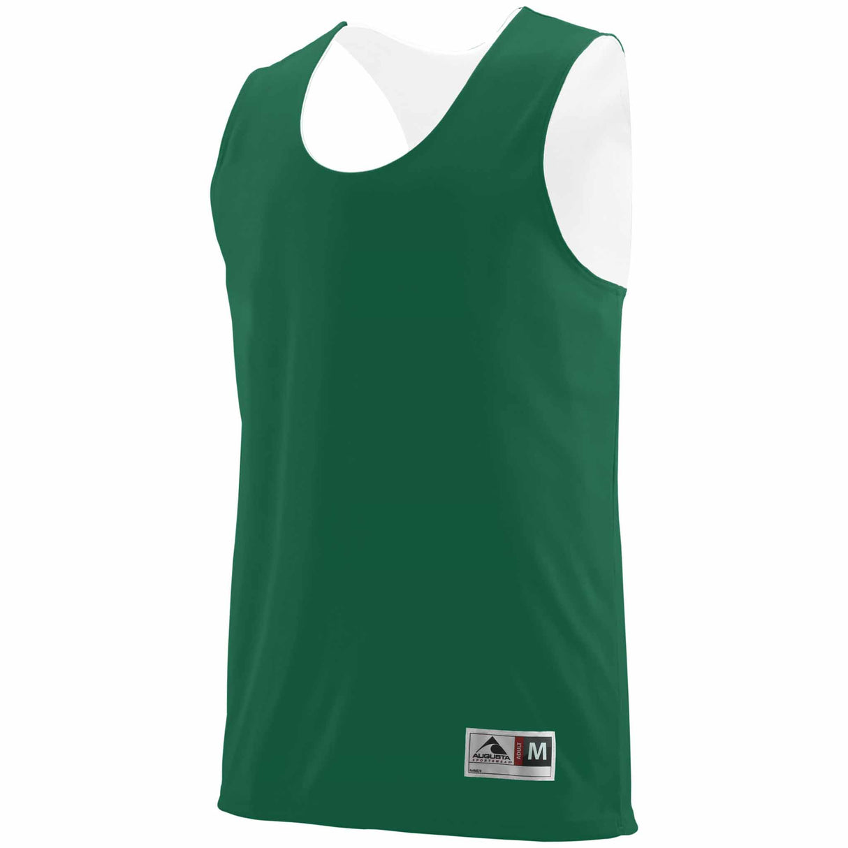 Augusta Sportswear Camisole réversible - Vert Forêt / Blanc