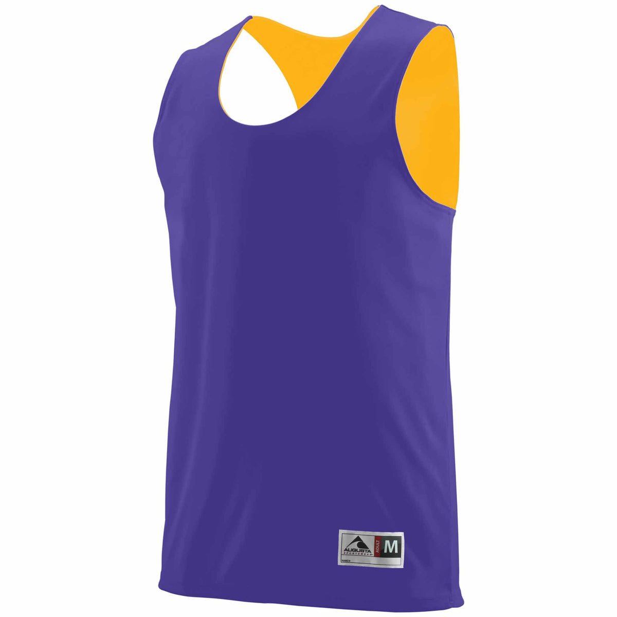 Augusta Sportswear camisole de basketball réversible - Mauve / Jaune