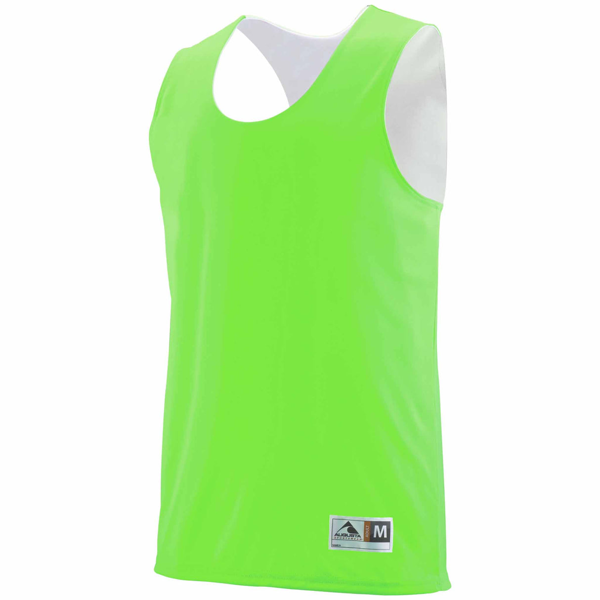 Augusta Sportswear Camisole réversible - Lime / Blanc