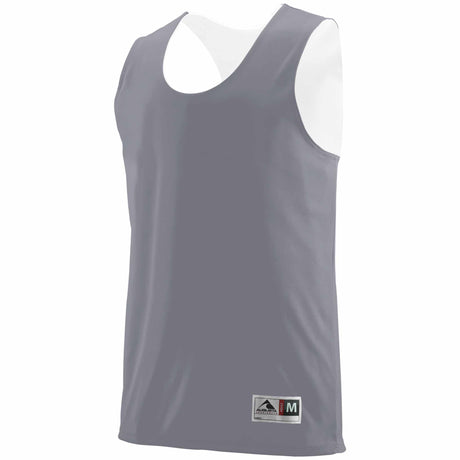 Augusta Sportswear Camisole réversible - Gris / Blanc