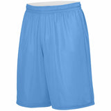 Augusta Sportswear Short réversible - Bleu Ciel / Blanc