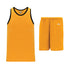 Athletic Knit B1325 ensemble basket camisole short orange noir