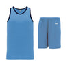 Athletic Knit B1325 ensemble basket camisole short bleu pale noir