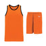 Athletic Knit B1325 ensemble basket camisole short orange noir