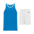 Athletic Knit B1325 ensemble basket camisole short bleu pale blanc