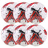 Puma Orbita 6 MS Ensemble de 6 ballons de soccer - Rouge