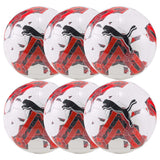 Puma Orbita 6 MS Ensemble de 6 ballons de soccer - Rouge