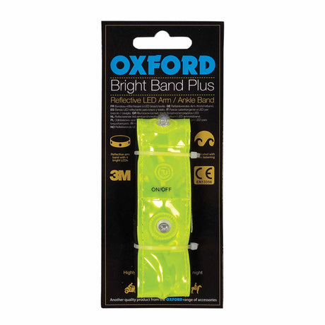 Oxford Bright Band Plus brassard lumineux de course à pied emballage