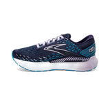 Brooks Glycerin GTS 20 chaussures de course a pied femme peacoat ocean lilac lateral