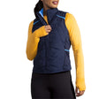 Brooks Shield Hybrid Veste sans manches de course à pied bleu marine femme face