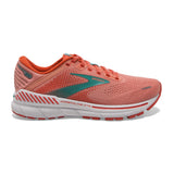 Brooks Adrenaline GTS 22 running femme coral latigo bay white