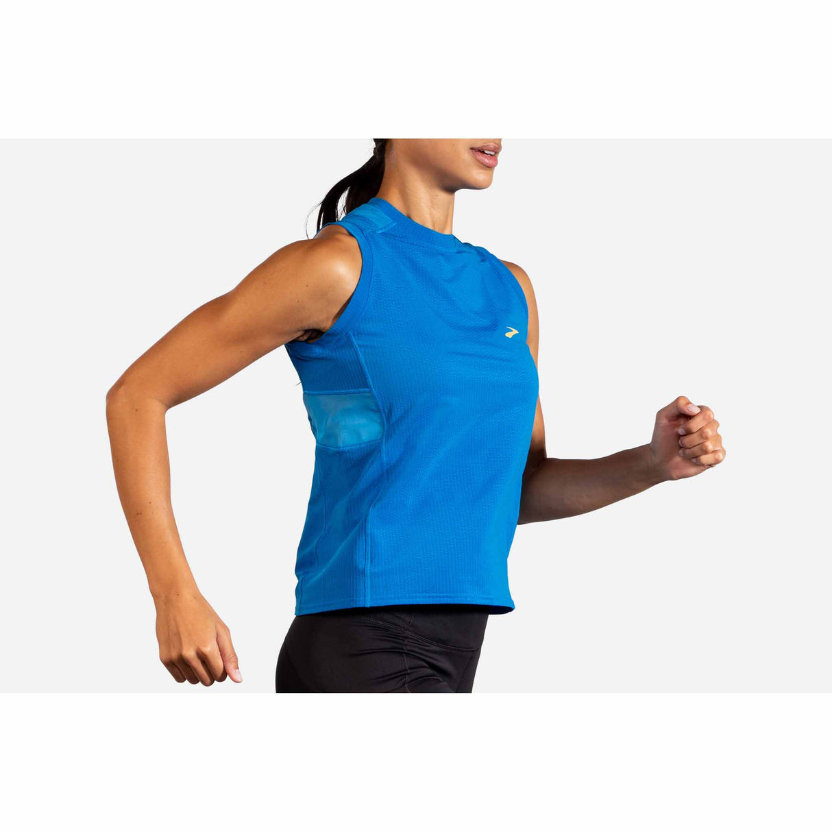 Brooks Atmosphere Sleeveless camisole de course à pied sans manches pour femme - Blue Bolt