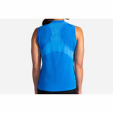 Brooks Atmosphere Sleeveless camisole de course à pied sans manches pour femme - Blue Bolt - dos