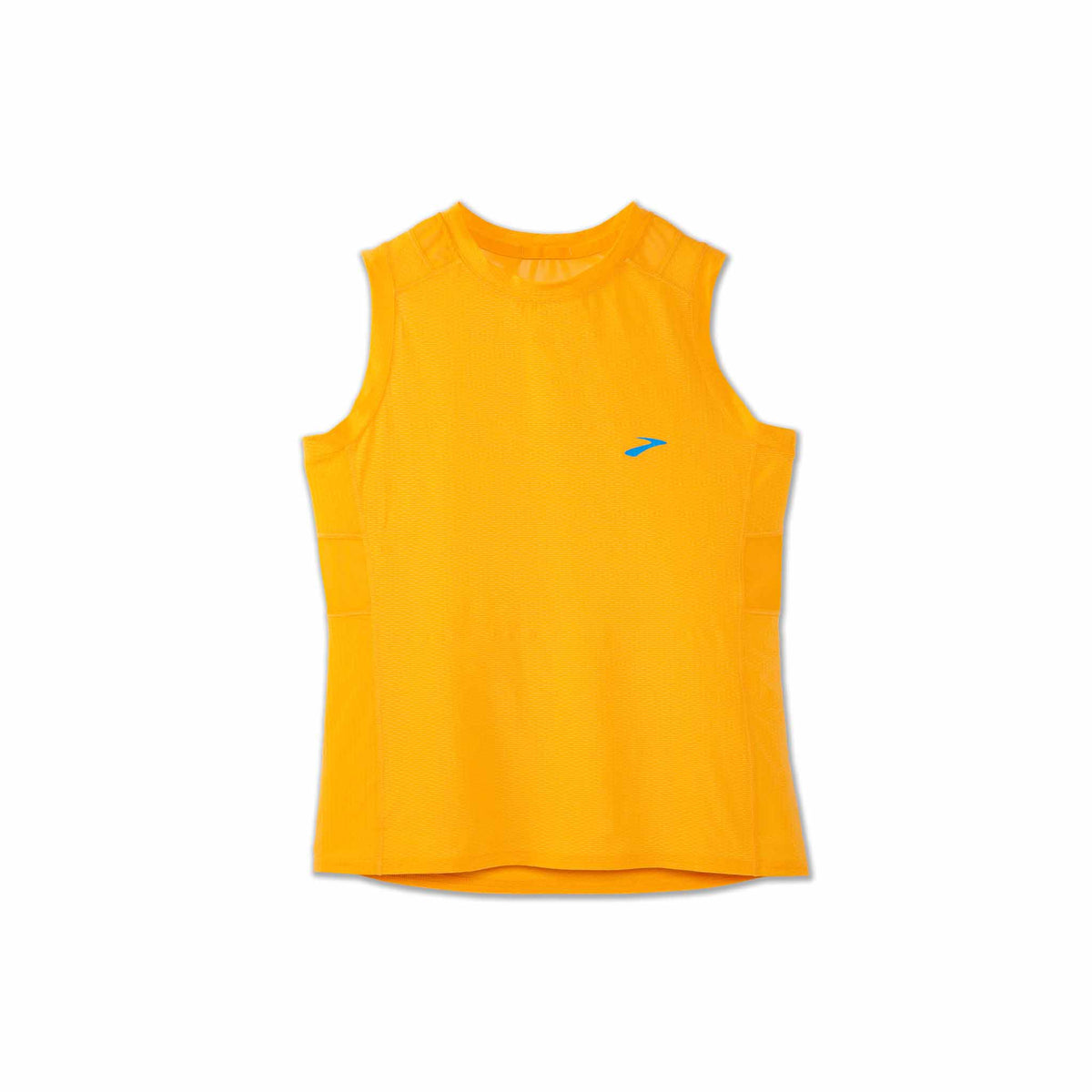 Brooks Atmosphere Sleeveless camisole de course à pied sans manches pour femme - Saffron - flat lay
