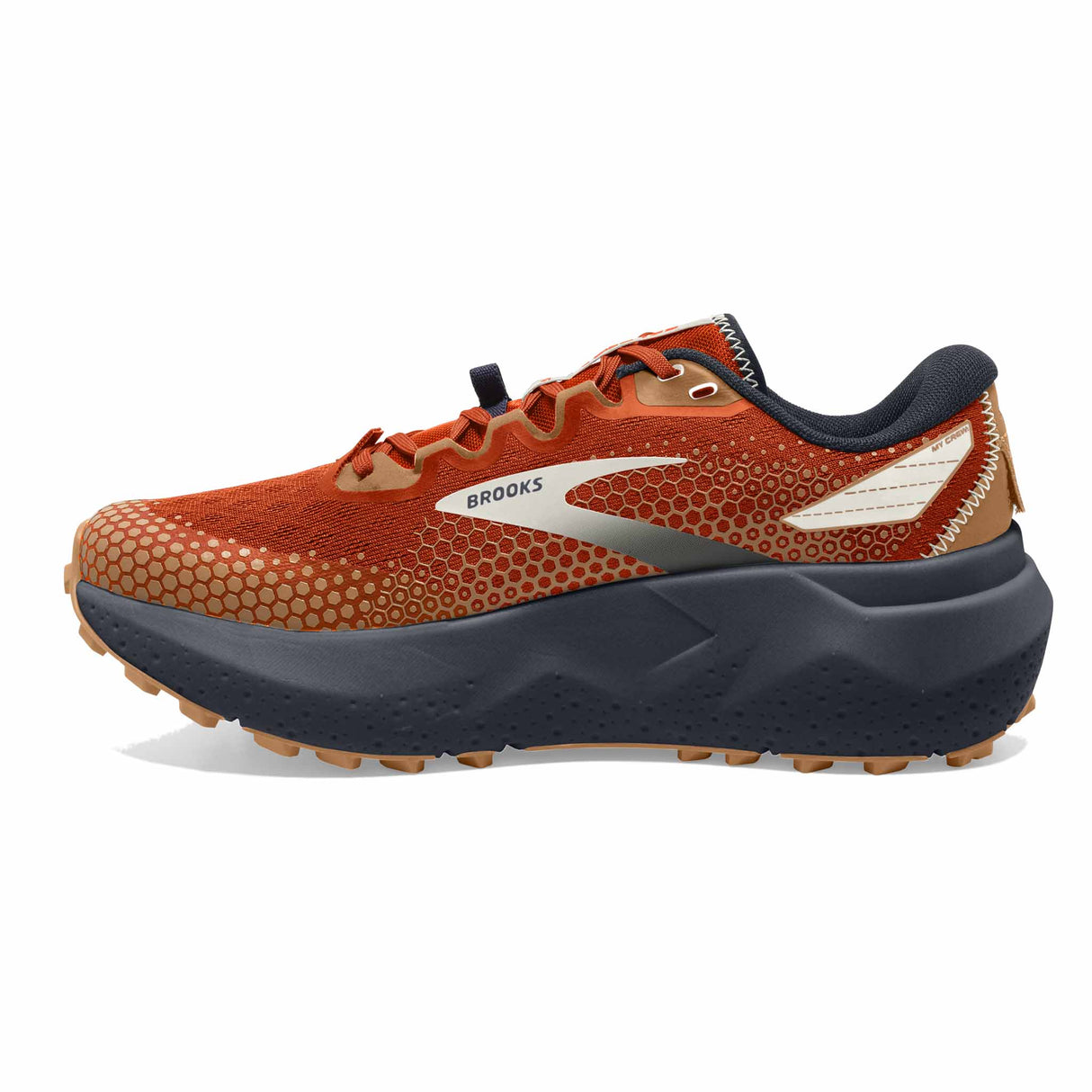 Brooks Caldera 6 chaussures de course à pied trail homme - Rooibos/Biscuit/Peacoat