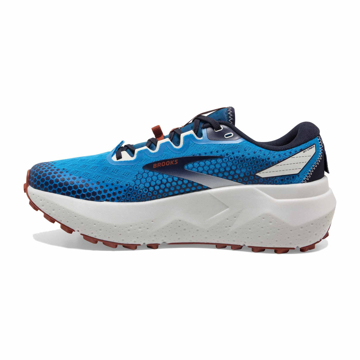 Brooks Caldera 6 chaussures de course à pied trail homme - Peacoat/Atomic Blue/Rooibos