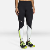 Brooks Carbonite legging de course à pied black icy nightlife femme face 2