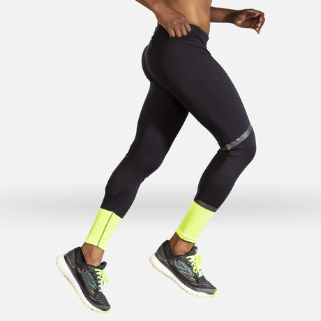 Brooks Carbonite pantalon de course à pied black icy nightlife homme lateral