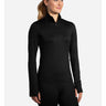 Brooks Dash 1/2 Zip chandail de course à pied pour femme - noir - face