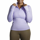 Brooks Dash 1/2 Zip chandail de course à pied pour femme - Violet Dash