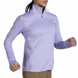 Brooks Dash 1/2 Zip chandail de course à pied pour femme - Violet Dash