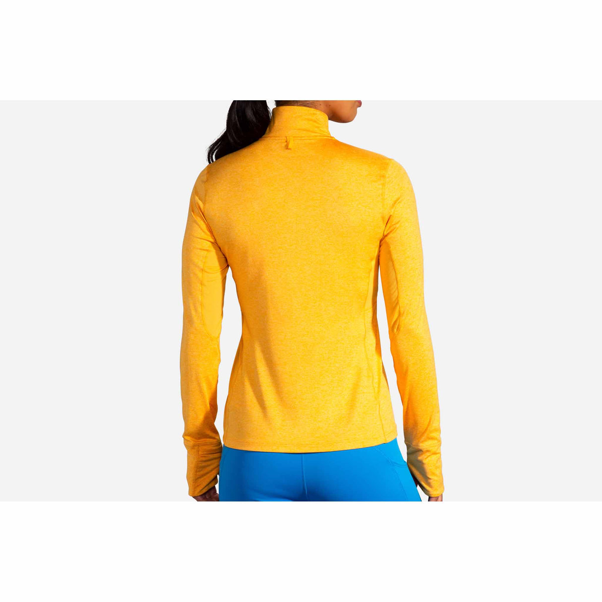 Brooks Dash 1/2 Zip chandail de course à pied pour femme - Heather Saffron - dos