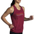 Brooks Distance Tank 2.0 camisole de course femme live -Heather Razzmatazz / Run Happy