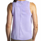 Brooks Distance camisole de course à pied pour femme - Heather Violet Dash