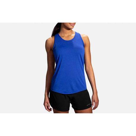 Brooks Distance camisole de course à pied sans manches femme lapis blue