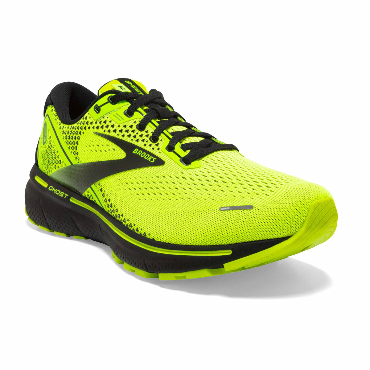 Brooks Ghost 14 chaussures de course a pied pour homme - Nightlife / Black - angle