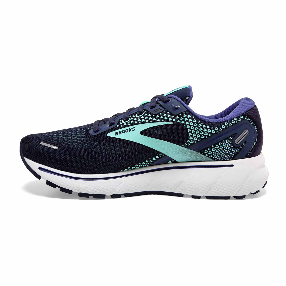 Brooks Ghost 14 chaussures de course à pied pour femme - Peacoat / Yucca / Navy - côté