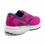 Brooks Ghost 14 chaussures de course à pied pour femme - Fuschia / Yucca / Navy - angle 2