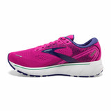 Brooks Ghost 14 chaussures de course à pied pour femme - Fuschia / Yucca / Navy - côté