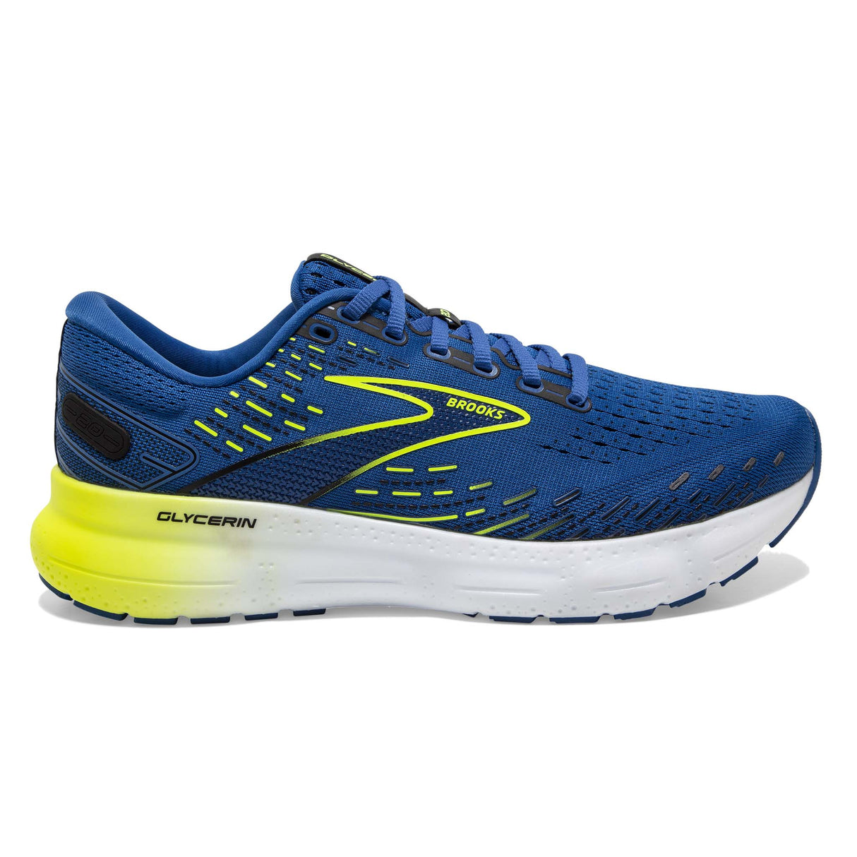 Brooks Glycerin 20 running homme - blue nightlife white