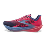 Brooks Hyperion Max souliers de course femme - Pink / Cobalt / Blissful Blue - lateral