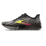 Brooks Hyperion Tempo chaussures de course à pied homme - Black / Pink / Yellow - lateral