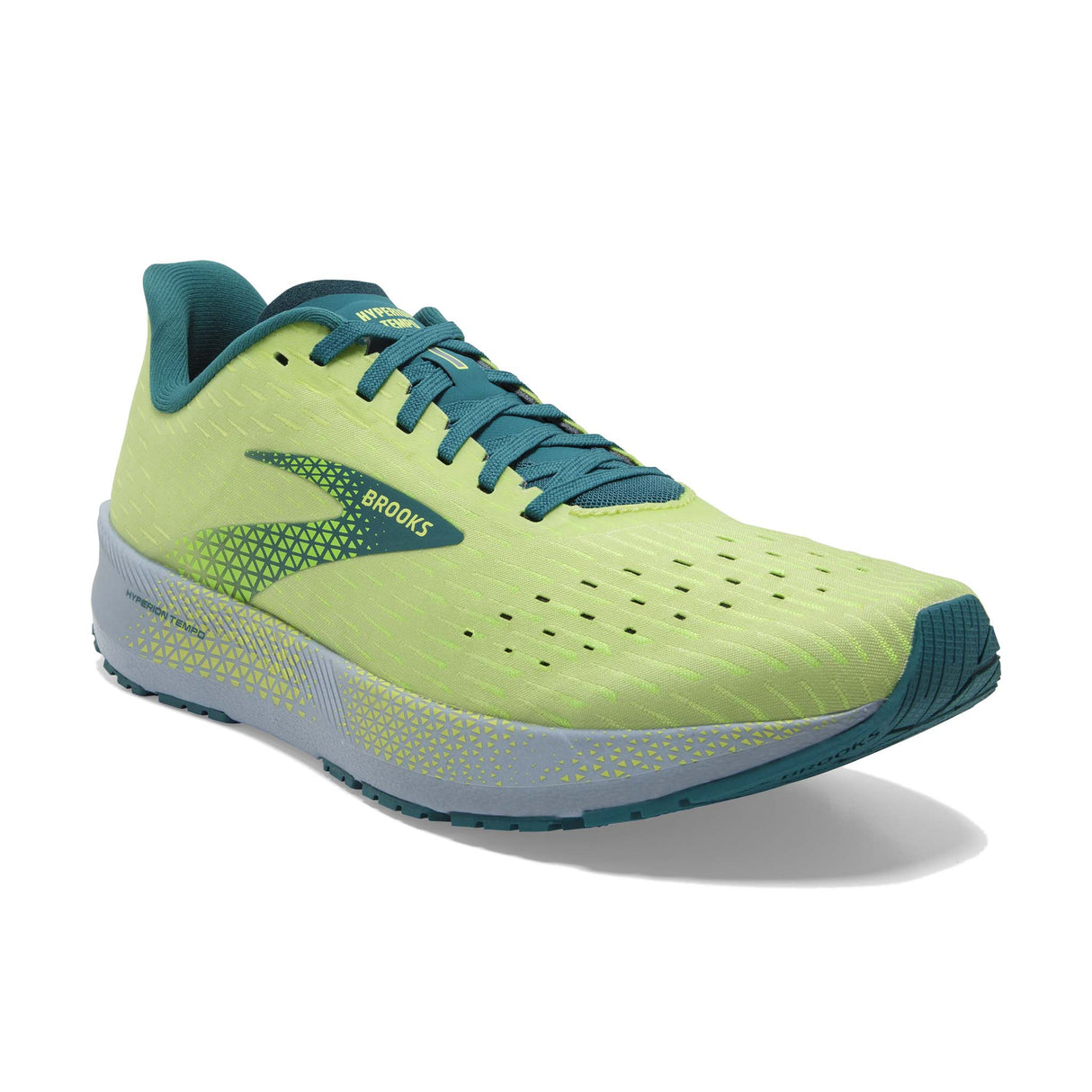 Brooks Hyperion Tempo chaussures de course à pied homme - green kayaking dusty blue profil