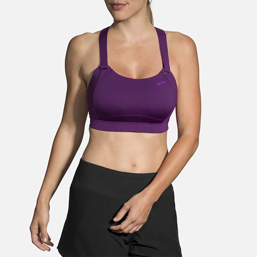 Brooks Juno soutien-gorge de course à pied  violet live