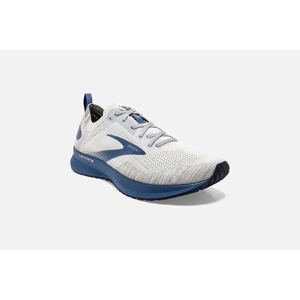 Brooks Levitate 4 chaussures de course a pied pour homme grey oyster blue lateral