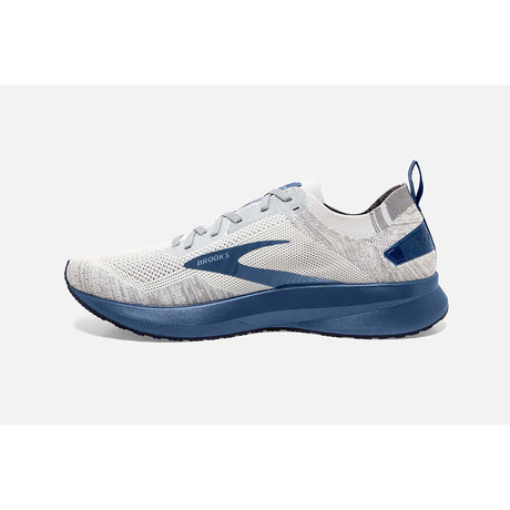 Brooks Levitate 4 chaussures de course a pied pour homme grey oyster blue lateral 2