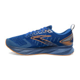 Brooks Levitate 6 souliers de course homme lateral- Classic Blue / Orange