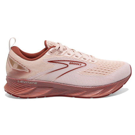 Brooks Levitate 6 souliers de course femme - Peach Whip / Pink