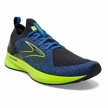 Brooks Levitate StealthFit 5 chaussures de course à pied pour homme - India Ink / Blue / Nightlife - angle