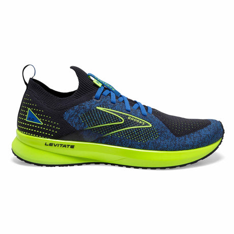 Brooks Levitate StealthFit 5 chaussures de course à pied pour homme - India Ink / Blue / Nightlife - 