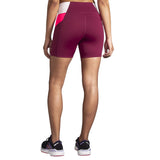 Brooks Method 5-inch Short Tight cuissard de course à pied femme dos- Razzmatazz / Quartz / Hyper Pink