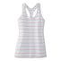 Brooks Pick-Up Tank Top camisole de course à pied sans manches femme blanc multi