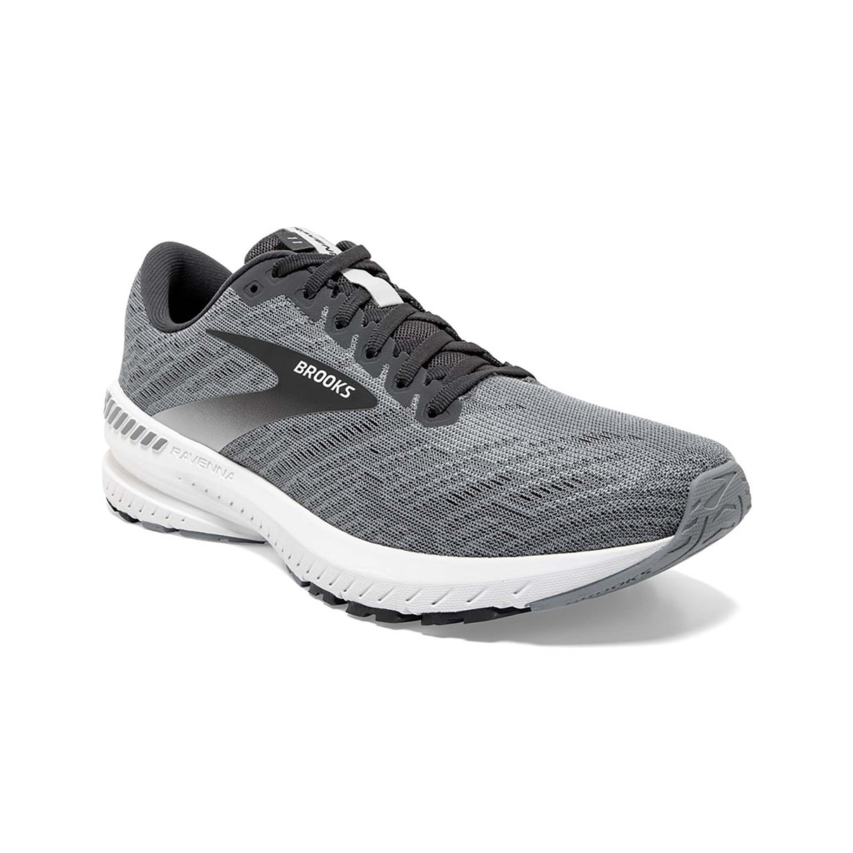 Brooks Ravenna 11 chaussures de course a pied pour homme gris ebene blabc vue 2