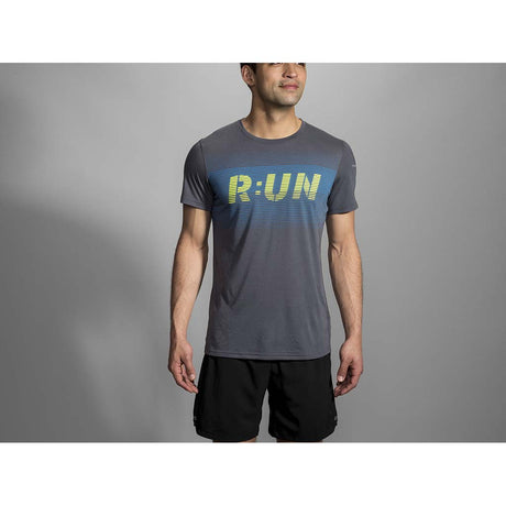 Brooks Distance Run T-shirt sport de course a pied homme lv2