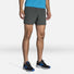 Shorts de course Brooks Sherpa 5 pouces 2 en 1 dark oyster pour homme face